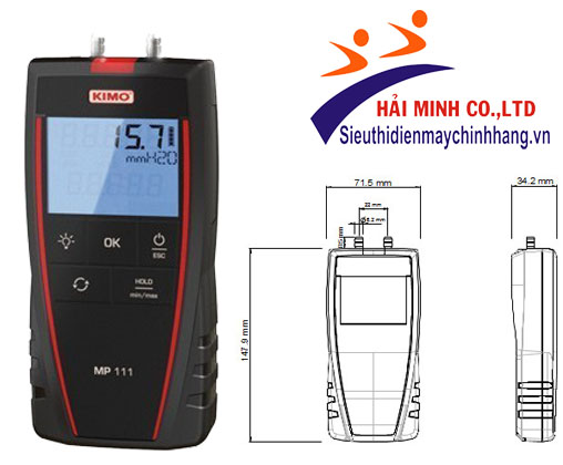 Máy đo chênh áp KIMO MP111